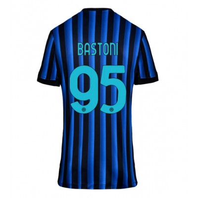 Inter Milan Alessandro Bastoni #95 Heimtrikot Frauen 2025-26 Kurzarm Inter Milan Alessandro Bastoni #95 Heimtrikot Frauen 2025-26 Kurzarm